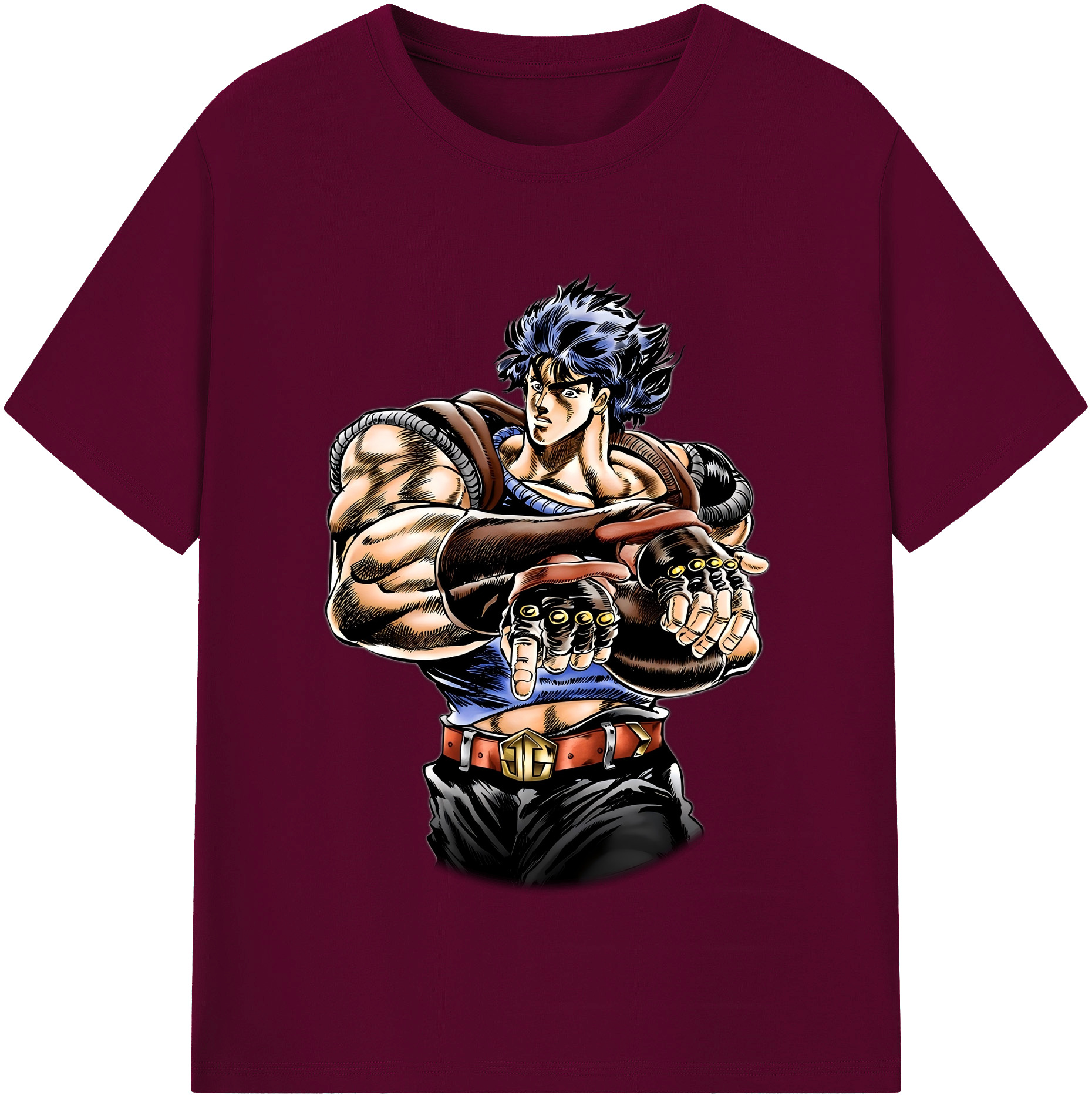 （画像用） ジョジョの奇妙な冒険 /ジョナサン?ジョースター JoJo's Bizarre Adventure Jonathan Joestar レディースカジュアルプリントTシャツ（綿100％）